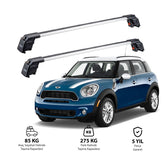 MINI COUNTRYMAN 2010-2016 TRX2 Thunder Carrier Barres transversales pour galerie de toit 2 barres
